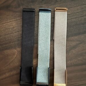 Whoop 4.0 Strap Set - Black, Blue, and Cream